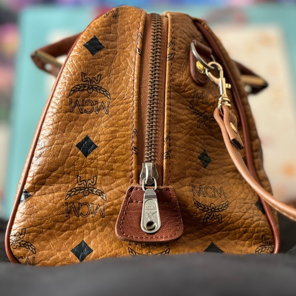 MCM Visetos Boston Bag - Picture 6 of 11